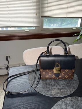 Louis Vuitton Monogram Locky BB Bag in Black